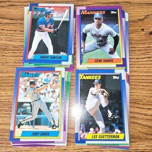 1989 Topps Baseball Cards Lot Featuring Andre Dawson Cubs MLB Trading Cards BA2
